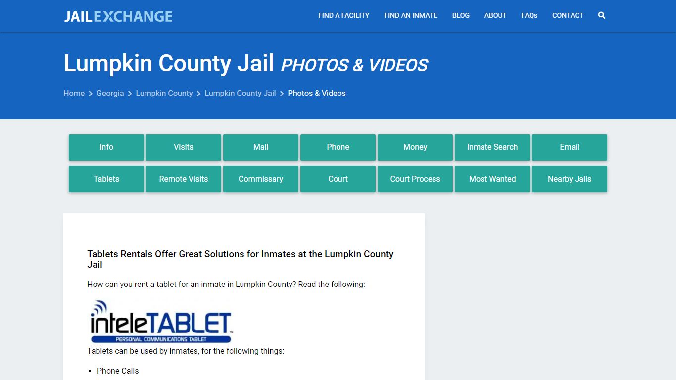 Photos & Videos - Lumpkin County Jail, GA - Jail Exchange